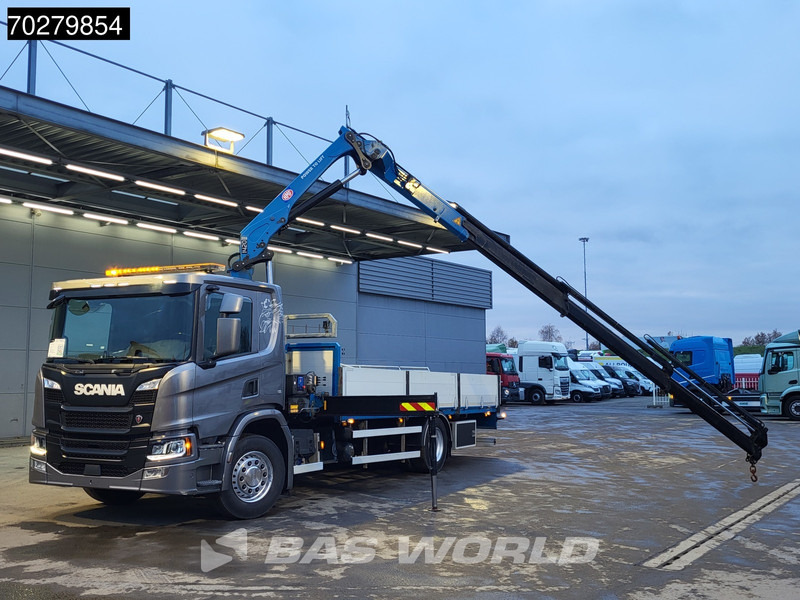 Scania P280 4X2 HMF 1420K-RC Kran Crane Leather seats Automatic Euro 6 - Φορτηγό με ανοιχτή καρότσα, Φορτηγό με γερανό: φωτογραφία 5 Scania P280 4X2 HMF 1420K-RC Kran Crane Leather seats Automatic Euro 6 - Φορτηγό με ανοιχτή καρότσα, Φορτηγό με γερανό: φωτογραφία 5