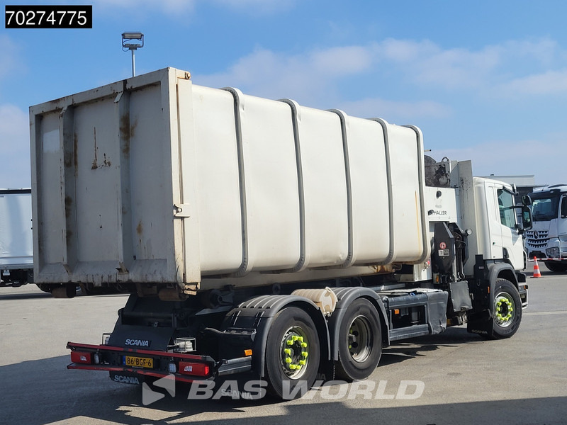 Φορτηγό φόρτωσης γάντζου Scania P280 6X2 Zoeller Seitenlader Translift Lift+steering Axle Retarder Euro 6: φωτογραφία 9