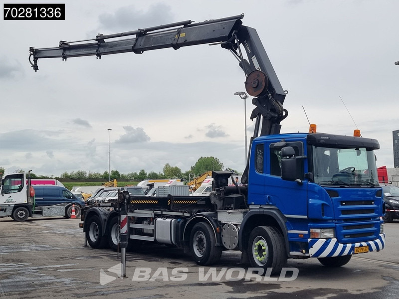 Scania P420 8X2 NL-Truck Hiab 377EP-4 Hipro Kran + Transcom TRC28S Euro 5 - Φορτηγό φόρτωσης γάντζου, Φορτηγό με γερανό: φωτογραφία 3 Scania P420 8X2 NL-Truck Hiab 377EP-4 Hipro Kran + Transcom TRC28S Euro 5 - Φορτηγό φόρτωσης γάντζου, Φορτηγό με γερανό: φωτογραφία 3