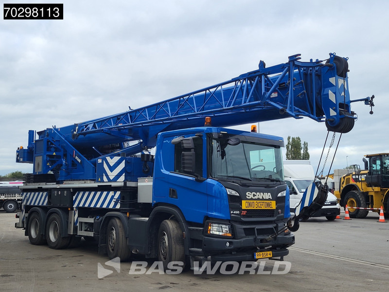 Scania P450 P 8X4 Palfinger/SANY SPC500E Telescopic Crane Retarder Navi Automatic Euro 6 - Φορτηγό με ανοιχτή καρότσα, Φορτηγό με γερανό: φωτογραφία 3 Scania P450 P 8X4 Palfinger/SANY SPC500E Telescopic Crane Retarder Navi Automatic Euro 6 - Φορτηγό με ανοιχτή καρότσα, Φορτηγό με γερανό: φωτογραφία 3