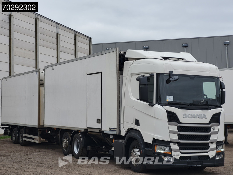 Scania R410 6X2 Refrigerated Combi Lamberet Carrier Retarder Euro 6 - Φορτηγό ψυγείο: φωτογραφία 3 Scania R410 6X2 Refrigerated Combi Lamberet Carrier Retarder Euro 6 - Φορτηγό ψυγείο: φωτογραφία 3
