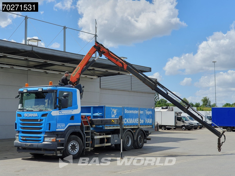 Scania R440 6X2 Palfinger PK16001 Crane Kran Lift+Lenkachse Euro 5 - Φορτηγό με ανοιχτή καρότσα, Φορτηγό με γερανό: φωτογραφία 5 Scania R440 6X2 Palfinger PK16001 Crane Kran Lift+Lenkachse Euro 5 - Φορτηγό με ανοιχτή καρότσα, Φορτηγό με γερανό: φωτογραφία 5