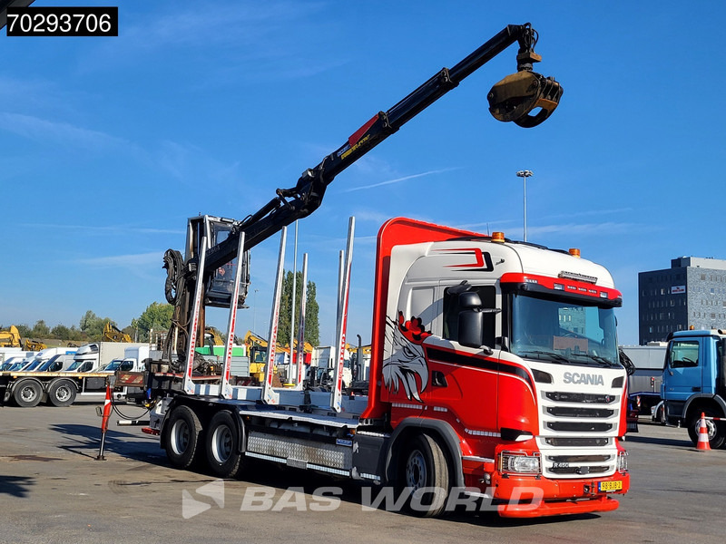 Scania R450 R 6X4 NL-Truck Kesla 2110T Crane Kran Holztransport Manual ACC Xenon Euro 6 - Φορτηγό ξυλείας, Φορτηγό με γερανό: φωτογραφία 3 Scania R450 R 6X4 NL-Truck Kesla 2110T Crane Kran Holztransport Manual ACC Xenon Euro 6 - Φορτηγό ξυλείας, Φορτηγό με γερανό: φωτογραφία 3
