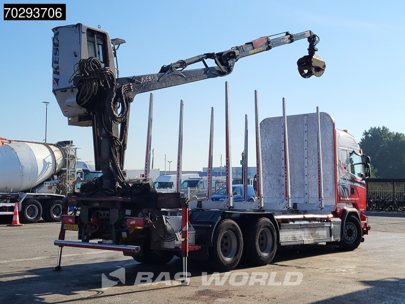 Scania R450 R 6X4 NL-Truck Kesla 2110T Crane Kran Holztransport Manual ACC Xenon Euro 6 - Φορτηγό ξυλείας, Φορτηγό με γερανό: φωτογραφία 5 Scania R450 R 6X4 NL-Truck Kesla 2110T Crane Kran Holztransport Manual ACC Xenon Euro 6 - Φορτηγό ξυλείας, Φορτηγό με γερανό: φωτογραφία 5