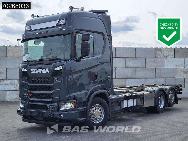 Scania S540 6X2 Retarder Euro 6 ACC Navi ADR Euro 6 - Φορτηγό μεταφοράς εμπορευματοκιβωτίων/ Κινητό αμάξωμα: φωτογραφία 1 Scania S540 6X2 Retarder Euro 6 ACC Navi ADR Euro 6 - Φορτηγό μεταφοράς εμπορευματοκιβωτίων/ Κινητό αμάξωμα: φωτογραφία 1