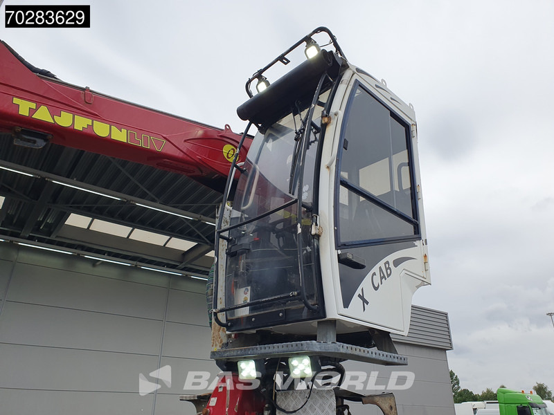Φορτηγό ξυλείας, Φορτηγό με γερανό Scania S650 S 6X4 Tajfun LIV100K Kran Holztransport Retarder 3-Pedals Euro 6: φωτογραφία 17