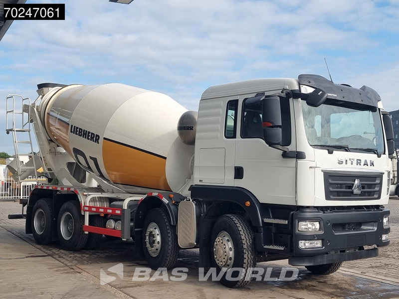 Sitrak G5 350 8X4 NEW! 8m3 Liebherr Mixer Big-Axle Steel Suspension - Μπετονιέρα φορτηγό: φωτογραφία 3 Sitrak G5 350 8X4 NEW! 8m3 Liebherr Mixer Big-Axle Steel Suspension - Μπετονιέρα φορτηγό: φωτογραφία 3