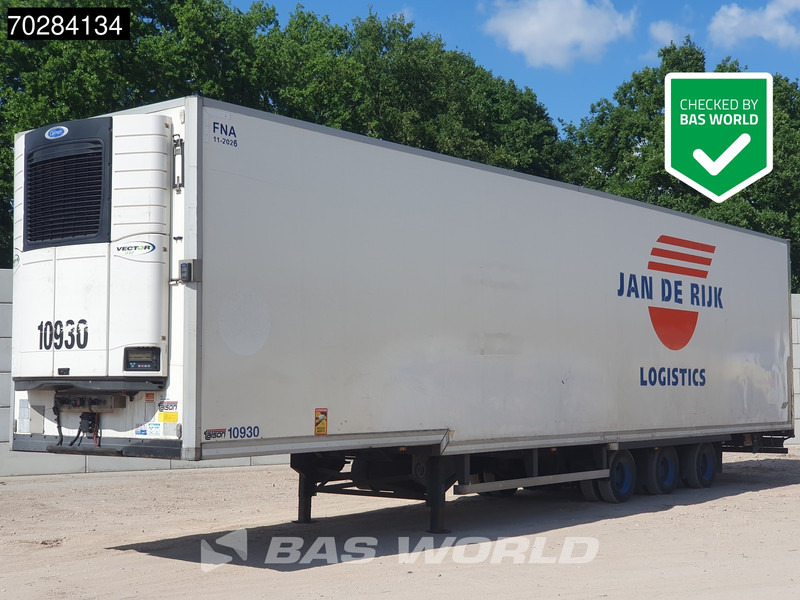 Talson Carrier Vector 1550 3 axles NL-Trailer Mega Aircargo Rollenbett Luftfracht Liftachse Blumenbreit - Επικαθήμενο ψυγείο: φωτογραφία 1 Talson Carrier Vector 1550 3 axles NL-Trailer Mega Aircargo Rollenbett Luftfracht Liftachse Blumenbreit - Επικαθήμενο ψυγείο: φωτογραφία 1