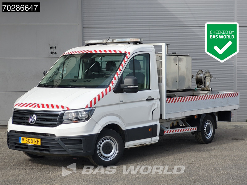 Volkswagen Crafter 177pk Automaat Open Laadbak Reinigingswagen Trekhaak Airco Cruise Euro6 Pritsche Pickup Open Box Hogedrukspuit Waterpomp A/C Tow - Μικρό φορτηγό με καρότσα: φωτογραφία 1 Volkswagen Crafter 177pk Automaat Open Laadbak Reinigingswagen Trekhaak Airco Cruise Euro6 Pritsche Pickup Open Box Hogedrukspuit Waterpomp A/C Tow - Μικρό φορτηγό με καρότσα: φωτογραφία 1