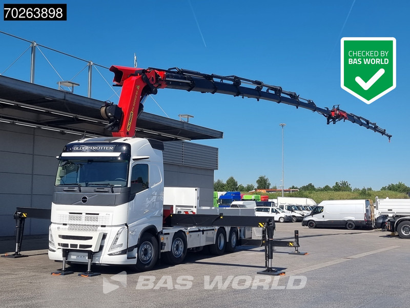 Volvo FH 500 8X2 NEW! Palfinger PK92002 SH 8+6 JIB Crane Kran Winch Lift-Lenkachse Navi - Φορτηγό με ανοιχτή καρότσα, Φορτηγό με γερανό: φωτογραφία 1 Volvo FH 500 8X2 NEW! Palfinger PK92002 SH 8+6 JIB Crane Kran Winch Lift-Lenkachse Navi - Φορτηγό με ανοιχτή καρότσα, Φορτηγό με γερανό: φωτογραφία 1