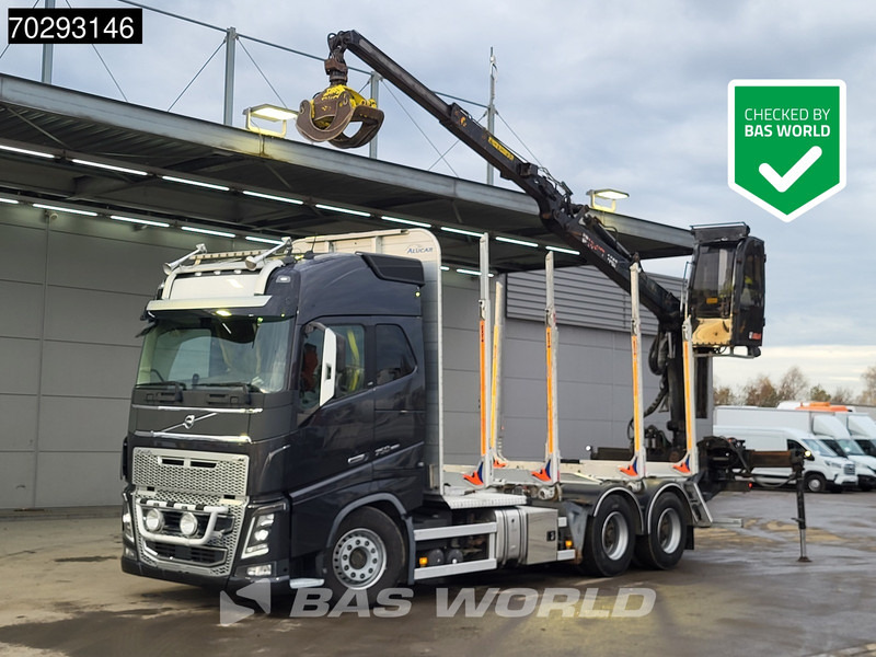 Volvo FH16 750 FH16 6X4 HIAB LOGLIFT F108S 83 Wood crane Retarder VEB+ Big-Axle Euro 6 - Φορτηγό ξυλείας, Φορτηγό με γερανό: φωτογραφία 1 Volvo FH16 750 FH16 6X4 HIAB LOGLIFT F108S 83 Wood crane Retarder VEB+ Big-Axle Euro 6 - Φορτηγό ξυλείας, Φορτηγό με γερανό: φωτογραφία 1