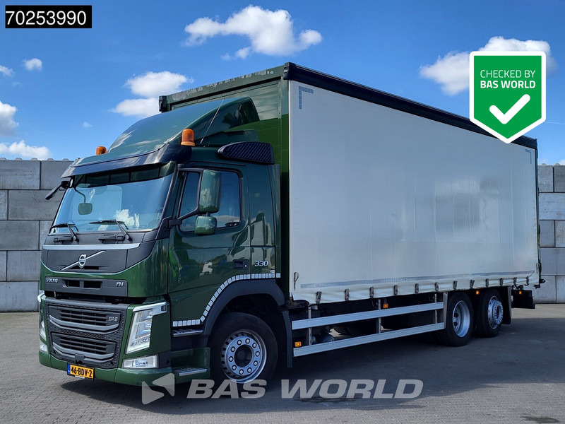Volvo FM 330 6X2 NL-Truck Lift+Lenkachse Hartholz-Boden forklift preparation Euro 6 - Φορτηγό μουσαμάς: φωτογραφία 1 Volvo FM 330 6X2 NL-Truck Lift+Lenkachse Hartholz-Boden forklift preparation Euro 6 - Φορτηγό μουσαμάς: φωτογραφία 1