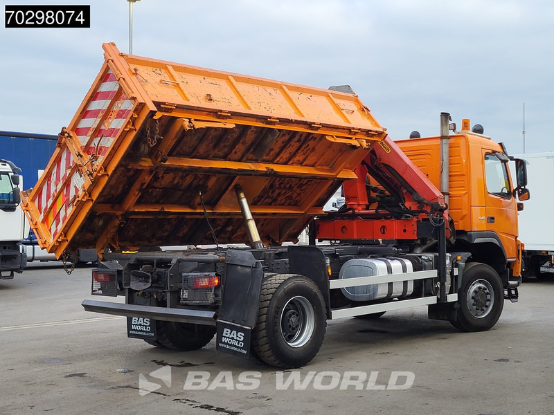 Volvo FM 340 FM 4X4 4x4 Crane Palfinger PK10501 Tipper Big-Axle Full Steel - Φορτηγό ανατρεπόμενο, Φορτηγό με γερανό: φωτογραφία 2 Volvo FM 340 FM 4X4 4x4 Crane Palfinger PK10501 Tipper Big-Axle Full Steel - Φορτηγό ανατρεπόμενο, Φορτηγό με γερανό: φωτογραφία 2