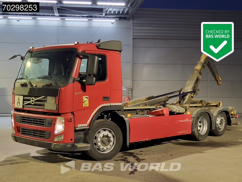 Volvo FM 370 6X2 21t Hooklift Lift Axle Automatic Euro 5 - Φορτηγό φόρτωσης γάντζου: φωτογραφία 1 Volvo FM 370 6X2 21t Hooklift Lift Axle Automatic Euro 5 - Φορτηγό φόρτωσης γάντζου: φωτογραφία 1