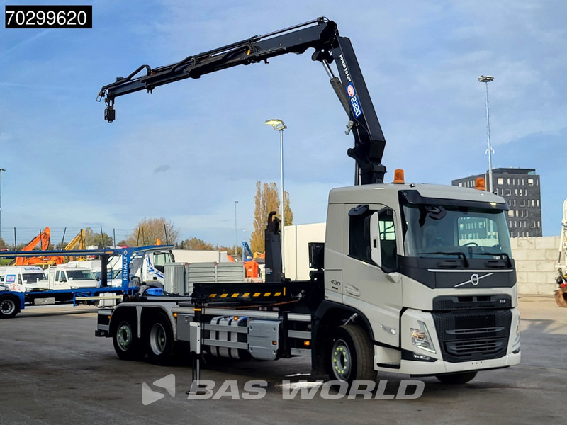 Volvo FM 430 FM 6X2 HMF 2320K-RCS Kran Crane + VDL S-21-6200 Lift + Steering Axle - Φορτηγό φόρτωσης γάντζου, Φορτηγό με γερανό: φωτογραφία 3 Volvo FM 430 FM 6X2 HMF 2320K-RCS Kran Crane + VDL S-21-6200 Lift + Steering Axle - Φορτηγό φόρτωσης γάντζου, Φορτηγό με γερανό: φωτογραφία 3