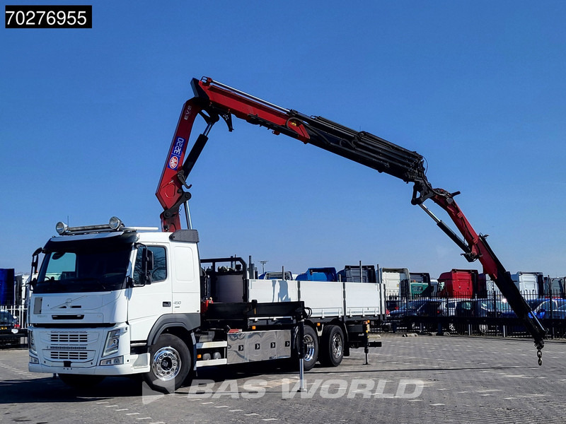 Volvo FM 450 6X2 HMF 3220 Crane Kran Lift-Lenkachse VEB+ Euro 6 - Φορτηγό με ανοιχτή καρότσα, Φορτηγό με γερανό: φωτογραφία 5 Volvo FM 450 6X2 HMF 3220 Crane Kran Lift-Lenkachse VEB+ Euro 6 - Φορτηγό με ανοιχτή καρότσα, Φορτηγό με γερανό: φωτογραφία 5