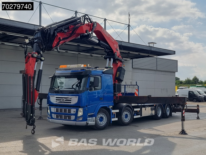 Volvo FM 450 8X2 FASSI 100 Ton/Meter 7 + 6 Jib Lift+Stuuras Euro 5 - Φορτηγό με ανοιχτή καρότσα, Φορτηγό με γερανό: φωτογραφία 5 Volvo FM 450 8X2 FASSI 100 Ton/Meter 7 + 6 Jib Lift+Stuuras Euro 5 - Φορτηγό με ανοιχτή καρότσα, Φορτηγό με γερανό: φωτογραφία 5
