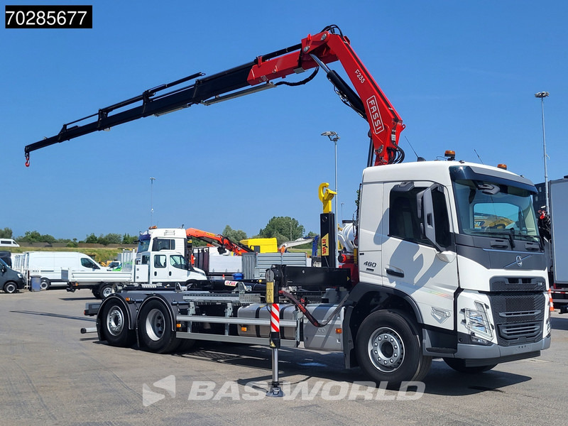 Volvo FM 460 6X2 NEW! FASSI F235A.0.25 Kran + HYVA 20-57-S Lift+steering axle Euro 6 - Φορτηγό φόρτωσης γάντζου, Φορτηγό με γερανό: φωτογραφία 3 Volvo FM 460 6X2 NEW! FASSI F235A.0.25 Kran + HYVA 20-57-S Lift+steering axle Euro 6 - Φορτηγό φόρτωσης γάντζου, Φορτηγό με γερανό: φωτογραφία 3