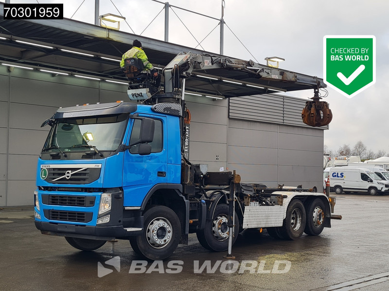 Volvo FM 460 8X2 Penz 12ZR7,70 Crane + AJK HS20N Automatic VEB+ Euro 5 - Φορτηγό φόρτωσης γάντζου, Φορτηγό με γερανό: φωτογραφία 1 Volvo FM 460 8X2 Penz 12ZR7,70 Crane + AJK HS20N Automatic VEB+ Euro 5 - Φορτηγό φόρτωσης γάντζου, Φορτηγό με γερανό: φωτογραφία 1