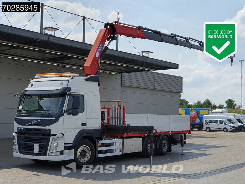 Volvo FM 500 6X2 HMF 3220-K7 Lift-Steering Axle Crane Kran Euro 6 - Φορτηγό με ανοιχτή καρότσα, Φορτηγό με γερανό: φωτογραφία 1 Volvo FM 500 6X2 HMF 3220-K7 Lift-Steering Axle Crane Kran Euro 6 - Φορτηγό με ανοιχτή καρότσα, Φορτηγό με γερανό: φωτογραφία 1