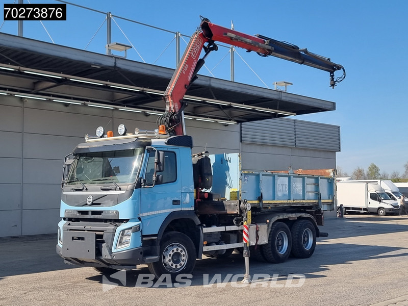 Volvo FMX 420 6X4 Fassi F155A.2.22 Crane 9m3 Big-Axle Automatic Euro 5 - Φορτηγό ανατρεπόμενο, Φορτηγό με γερανό: φωτογραφία 1 Volvo FMX 420 6X4 Fassi F155A.2.22 Crane 9m3 Big-Axle Automatic Euro 5 - Φορτηγό ανατρεπόμενο, Φορτηγό με γερανό: φωτογραφία 1