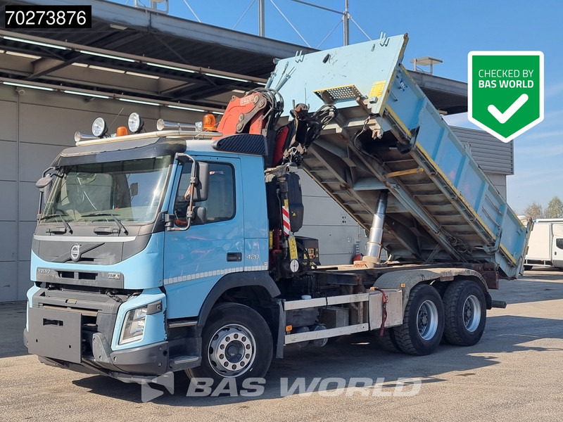 Volvo FMX 420 6X4 Fassi F155A.2.22 Crane 9m3 Big-Axle Automatic Euro 5 - Φορτηγό ανατρεπόμενο, Φορτηγό με γερανό: φωτογραφία 5 Volvo FMX 420 6X4 Fassi F155A.2.22 Crane 9m3 Big-Axle Automatic Euro 5 - Φορτηγό ανατρεπόμενο, Φορτηγό με γερανό: φωτογραφία 5