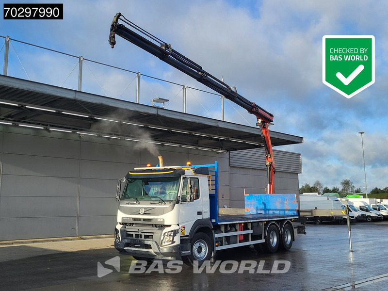 Volvo FMX 450 FMX 6X4 Palfinger PK 18002 EH Crane Manual Euro 6 - Φορτηγό με ανοιχτή καρότσα, Φορτηγό με γερανό: φωτογραφία 1 Volvo FMX 450 FMX 6X4 Palfinger PK 18002 EH Crane Manual Euro 6 - Φορτηγό με ανοιχτή καρότσα, Φορτηγό με γερανό: φωτογραφία 1