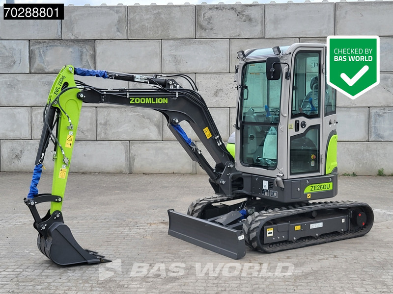 Zoomlion ZE26 GU CE CERTIFIED - Μίνι εκσκαφέας: φωτογραφία 1 Zoomlion ZE26 GU CE CERTIFIED - Μίνι εκσκαφέας: φωτογραφία 1