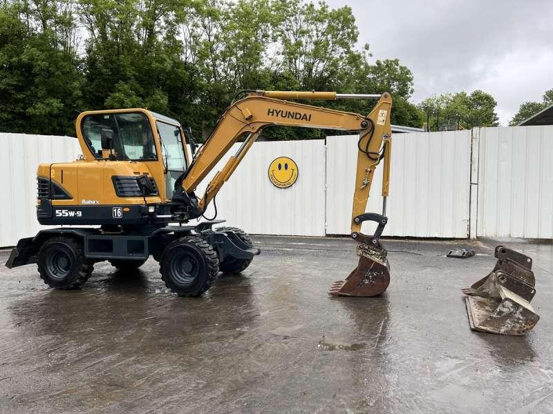 Τροχοφόρος εκσκαφέας Hyundai ROBEX55W-9: φωτογραφία 1