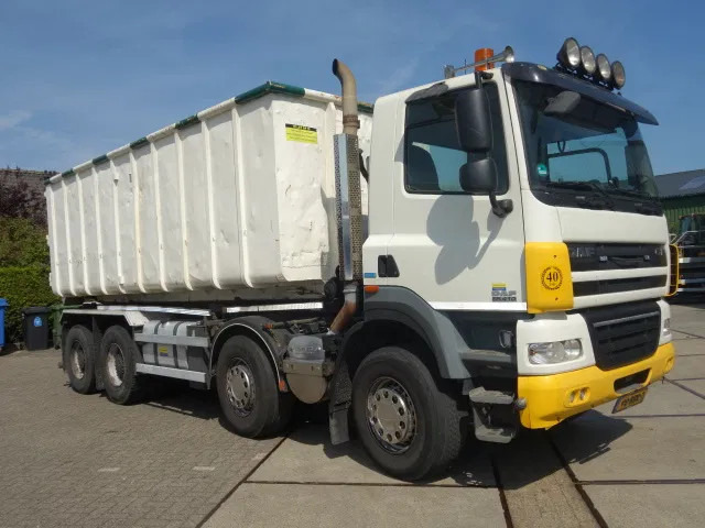 DAF CF 410 8X4 NCH CONTAINER SYSTEEM 32 TON 90 graden silo containers,25 CUB CONTAINER - Φορτηγό με σύστημα καλωδίων: φωτογραφία 2 DAF CF 410 8X4 NCH CONTAINER SYSTEEM 32 TON 90 graden silo containers,25 CUB CONTAINER - Φορτηγό με σύστημα καλωδίων: φωτογραφία 2
