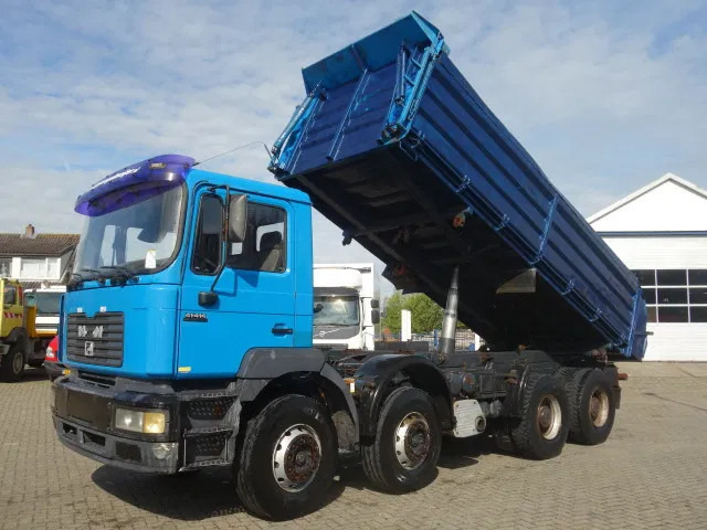 MAN 41-414 MEILLER KIPPER 8X4,MANUAL POMP - Φορτηγό ανατρεπόμενο: φωτογραφία 2 MAN 41-414 MEILLER KIPPER 8X4,MANUAL POMP - Φορτηγό ανατρεπόμενο: φωτογραφία 2