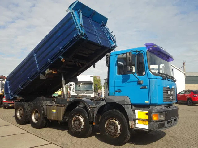MAN 41-414 MEILLER KIPPER 8X4,MANUAL POMP - Φορτηγό ανατρεπόμενο: φωτογραφία 1 MAN 41-414 MEILLER KIPPER 8X4,MANUAL POMP - Φορτηγό ανατρεπόμενο: φωτογραφία 1