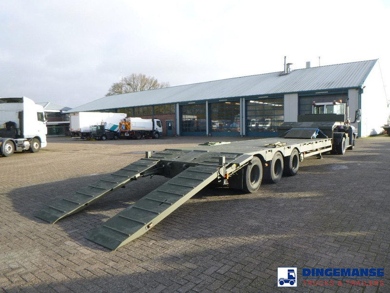 Επικαθήμενο με χαμηλό δάπεδο Broshuis 3-axle semi-lowbed trailer E-2130 / 73 t + ramps: φωτογραφία 6