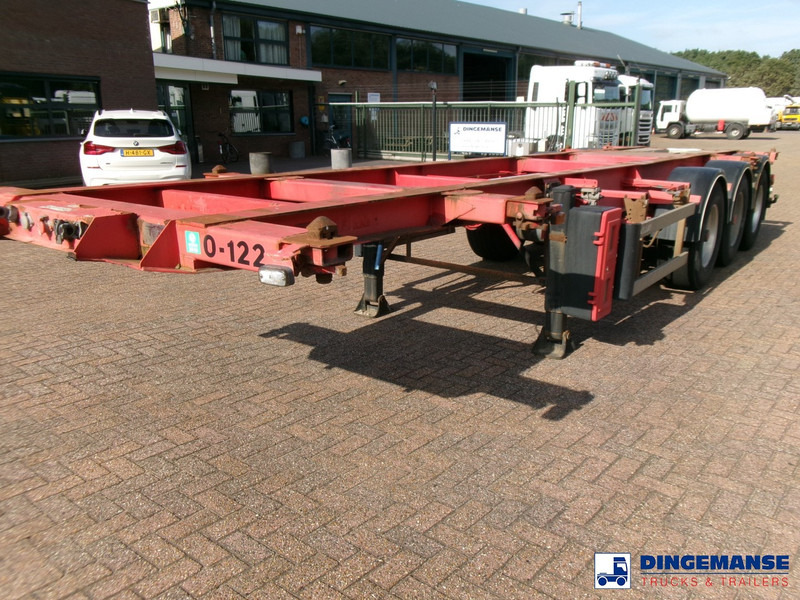 Burg 3-axle container chassis 20,30 ft + ADR - Επικαθήμενο μεταφοράς εμπορευματοκιβωτίων/ Κινητό αμάξωμα: φωτογραφία 1 Burg 3-axle container chassis 20,30 ft + ADR - Επικαθήμενο μεταφοράς εμπορευματοκιβωτίων/ Κινητό αμάξωμα: φωτογραφία 1