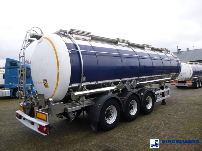 Burg Chemical tank inox L4BH 30 m3 / 1 comp - Επικαθήμενο βυτίο: φωτογραφία 4 Burg Chemical tank inox L4BH 30 m3 / 1 comp - Επικαθήμενο βυτίο: φωτογραφία 4
