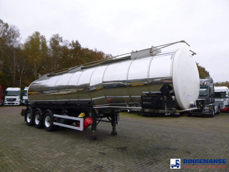 Crane Fruehauf Chemical tank inox 32.8 m3 / 1 comp - Επικαθήμενο βυτίο: φωτογραφία 2 Crane Fruehauf Chemical tank inox 32.8 m3 / 1 comp - Επικαθήμενο βυτίο: φωτογραφία 2