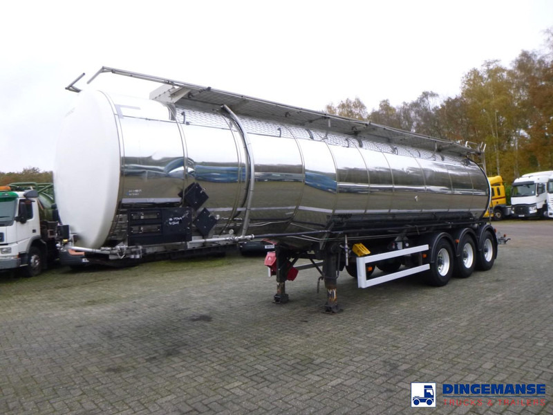 Crane Fruehauf Chemical tank inox 32.8 m3 / 1 comp - Επικαθήμενο βυτίο: φωτογραφία 1 Crane Fruehauf Chemical tank inox 32.8 m3 / 1 comp - Επικαθήμενο βυτίο: φωτογραφία 1