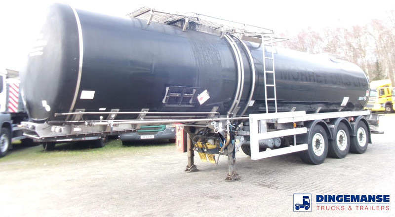 Crossland Bitumen tank inox 33 m3 / 1 comp + compressor + steam heating - Επικαθήμενο βυτίο: φωτογραφία 1 Crossland Bitumen tank inox 33 m3 / 1 comp + compressor + steam heating - Επικαθήμενο βυτίο: φωτογραφία 1