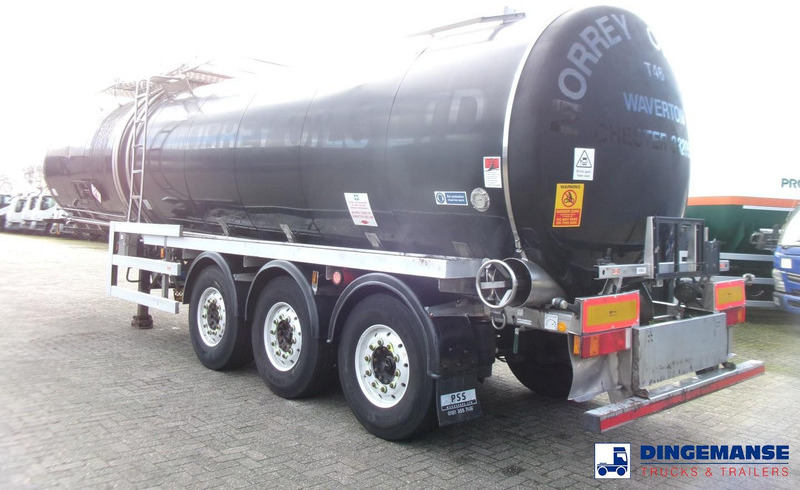 Crossland Bitumen tank inox 33 m3 / 1 comp + compressor + steam heating - Επικαθήμενο βυτίο: φωτογραφία 3 Crossland Bitumen tank inox 33 m3 / 1 comp + compressor + steam heating - Επικαθήμενο βυτίο: φωτογραφία 3