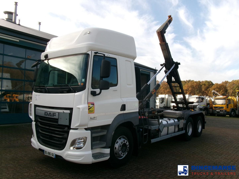 DAF CF 460 6x2 Euro 6 Hyva container hook 20 t - Φορτηγό φόρτωσης γάντζου: φωτογραφία 1 DAF CF 460 6x2 Euro 6 Hyva container hook 20 t - Φορτηγό φόρτωσης γάντζου: φωτογραφία 1
