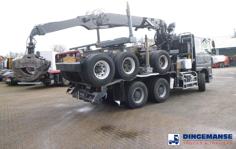 DAF XF 105.510 6x4 + Loglift F281S83 crane / timber truck + dolly - Φορτηγό με γερανό: φωτογραφία 4 DAF XF 105.510 6x4 + Loglift F281S83 crane / timber truck + dolly - Φορτηγό με γερανό: φωτογραφία 4