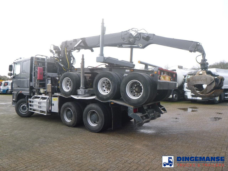 DAF XF 105.510 6x4 + Loglift F281S83 crane / timber truck + dolly - Φορτηγό ξυλείας, Φορτηγό με γερανό: φωτογραφία 5 DAF XF 105.510 6x4 + Loglift F281S83 crane / timber truck + dolly - Φορτηγό ξυλείας, Φορτηγό με γερανό: φωτογραφία 5