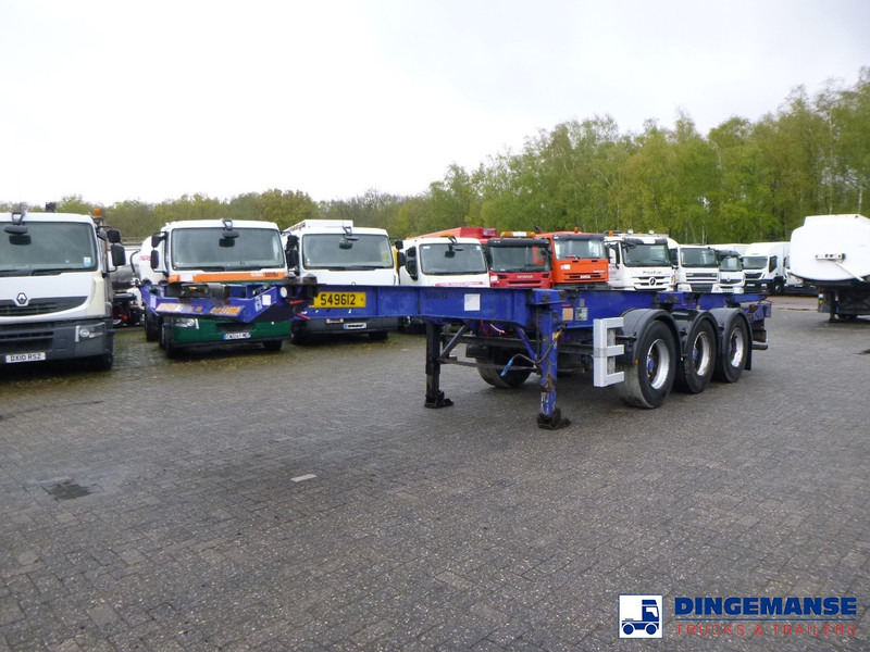 Dennison 3-axle container trailer 20-30-40-45 ft - Επικαθήμενο μεταφοράς εμπορευματοκιβωτίων/ Κινητό αμάξωμα: φωτογραφία 1 Dennison 3-axle container trailer 20-30-40-45 ft - Επικαθήμενο μεταφοράς εμπορευματοκιβωτίων/ Κινητό αμάξωμα: φωτογραφία 1