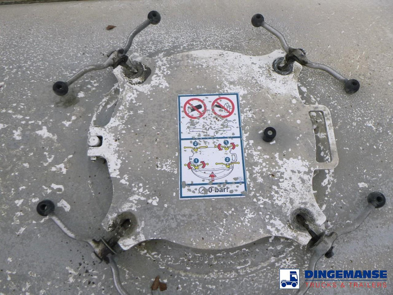 Επικαθήμενο βυτίο Feldbinder Powder tank alu 36 m3 / 1 comp: φωτογραφία 19