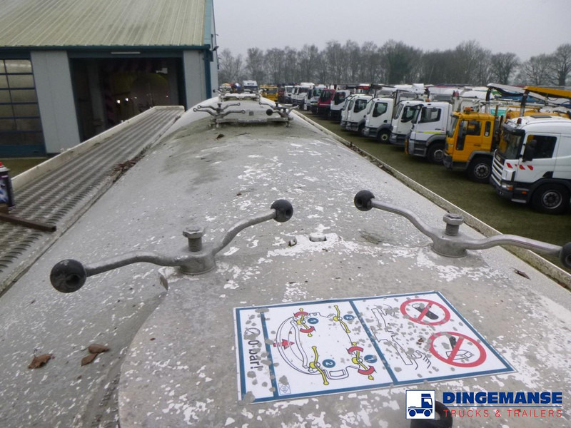 Επικαθήμενο βυτίο Feldbinder Powder tank alu 36 m3 / 1 comp: φωτογραφία 18