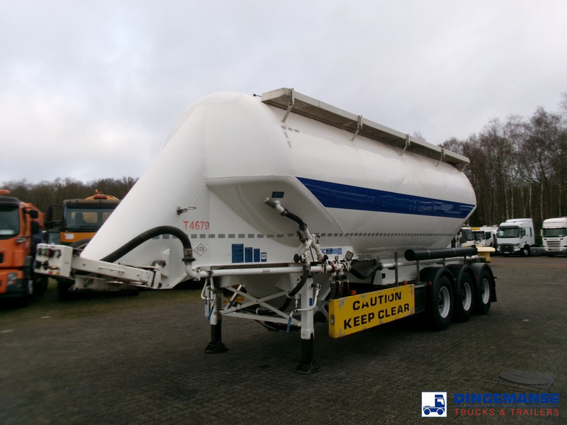 Feldbinder Powder tank alu 36 m3 / 1 comp - Επικαθήμενο βυτίο: φωτογραφία 1 Feldbinder Powder tank alu 36 m3 / 1 comp - Επικαθήμενο βυτίο: φωτογραφία 1