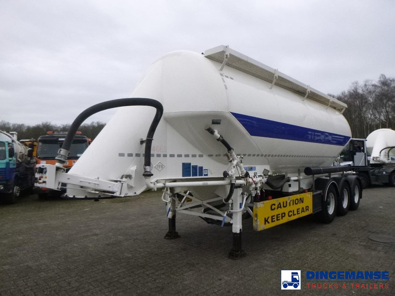 Feldbinder Powder tank alu 36 m3 / 1 comp - Επικαθήμενο βυτίο: φωτογραφία 1 Feldbinder Powder tank alu 36 m3 / 1 comp - Επικαθήμενο βυτίο: φωτογραφία 1