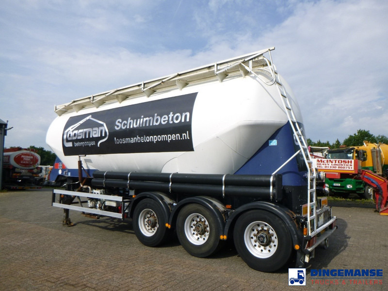 Feldbinder Powder tank alu 40 m3 / 1 comp + compressor - Επικαθήμενο βυτίο: φωτογραφία 3 Feldbinder Powder tank alu 40 m3 / 1 comp + compressor - Επικαθήμενο βυτίο: φωτογραφία 3