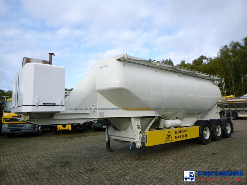 Feldbinder Powder tank alu 40 m3 + engine/compressor - Επικαθήμενο βυτίο: φωτογραφία 1 Feldbinder Powder tank alu 40 m3 + engine/compressor - Επικαθήμενο βυτίο: φωτογραφία 1