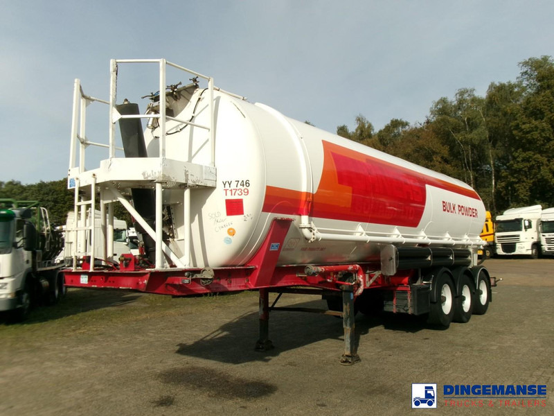 Feldbinder Powder tank alu 41 m3 (tipping) - Επικαθήμενο βυτίο: φωτογραφία 1 Feldbinder Powder tank alu 41 m3 (tipping) - Επικαθήμενο βυτίο: φωτογραφία 1